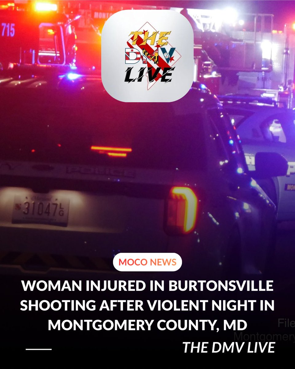 A woman escaped with minor injuries after a shooting on the 14900 block of Saddle Creek Drive in Burtonsville tonight. Montgomery County Police 3rd District-Silver Spring officers and MCFRS were called out at 11:25pm for the shooting