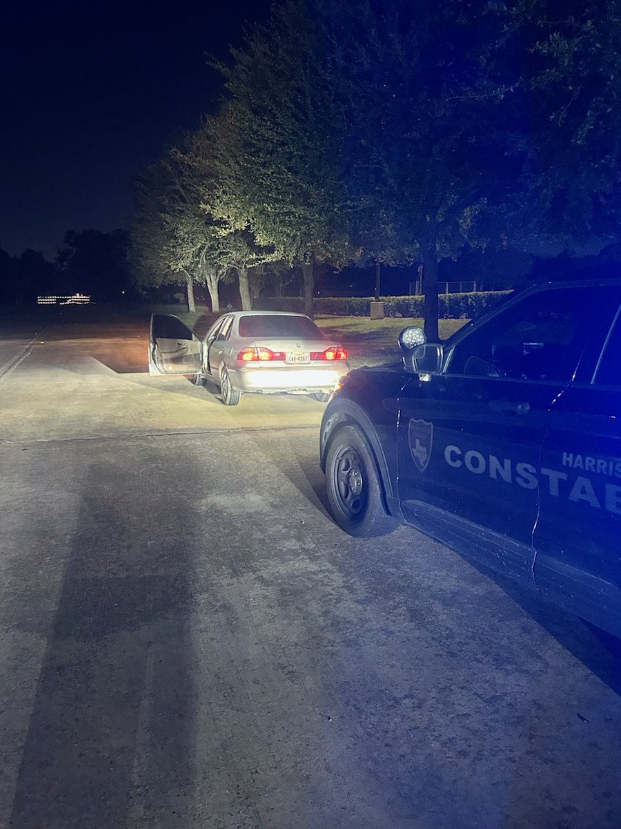 Deputy Constable Howard conducted a traffic stop in the 3300 block of N Sam Houston Pkwy W. The driver was found to have an outstanding warrant and is now in custody.