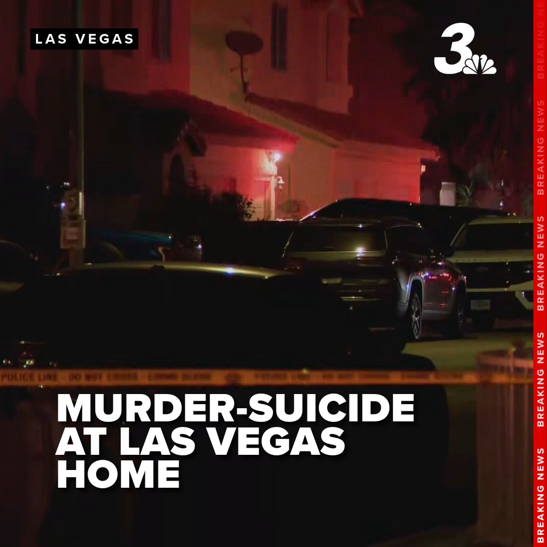 A man shot and killed someone before taking his own life at a northwest Las Vegas home, according to police