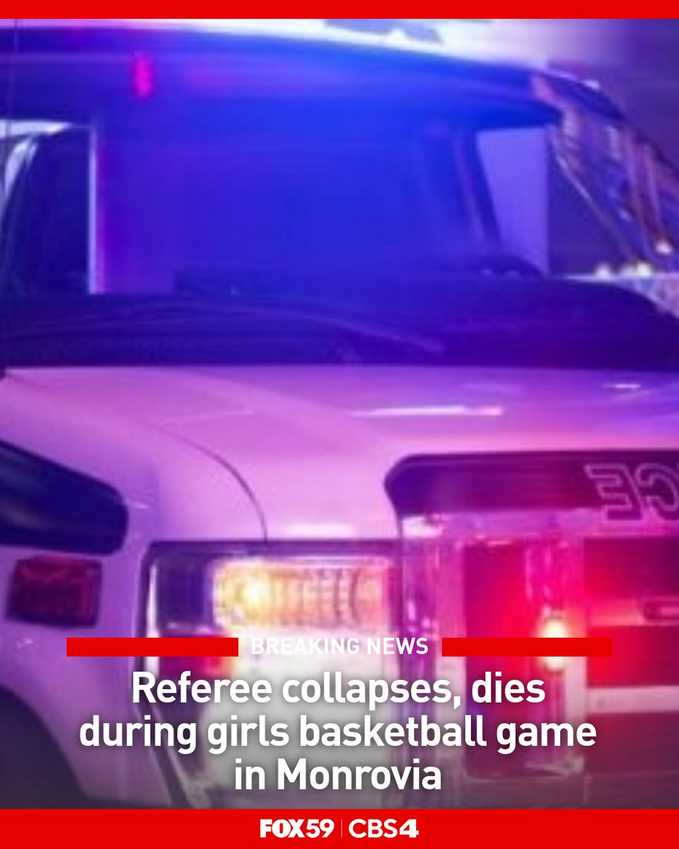 A referee collapsed and died during a girls high school basketball game in Monrovia Friday night