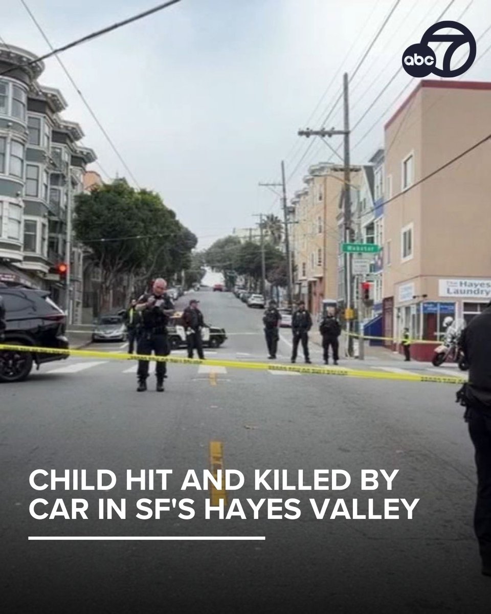 A child died after he was hit by a car in San Francisco's Hayes Valley on Sunday.The driver of the SUV involved remained on scene and cooperated with the investigation