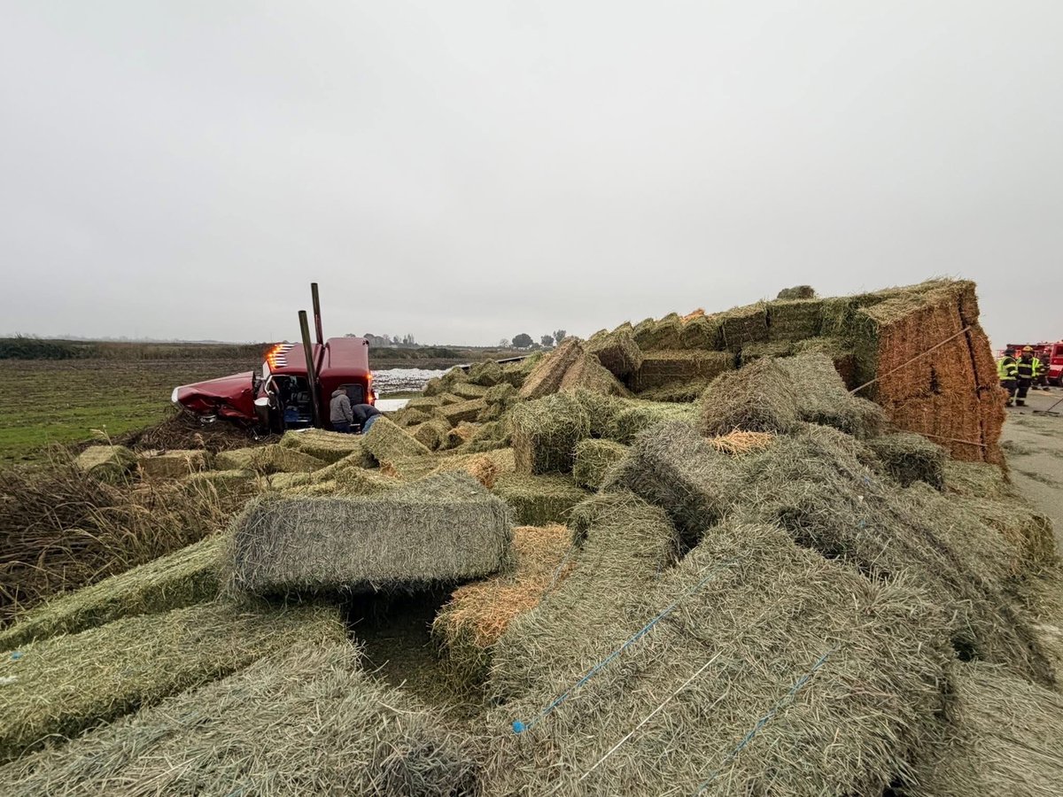 River Delta Firefighters are on scene at Highway 12, east of Jackson Slough Road of a single-fatality traffic collision involving a big rig and a small passenger vehicle.One patient was extricated and transported to a local hospital