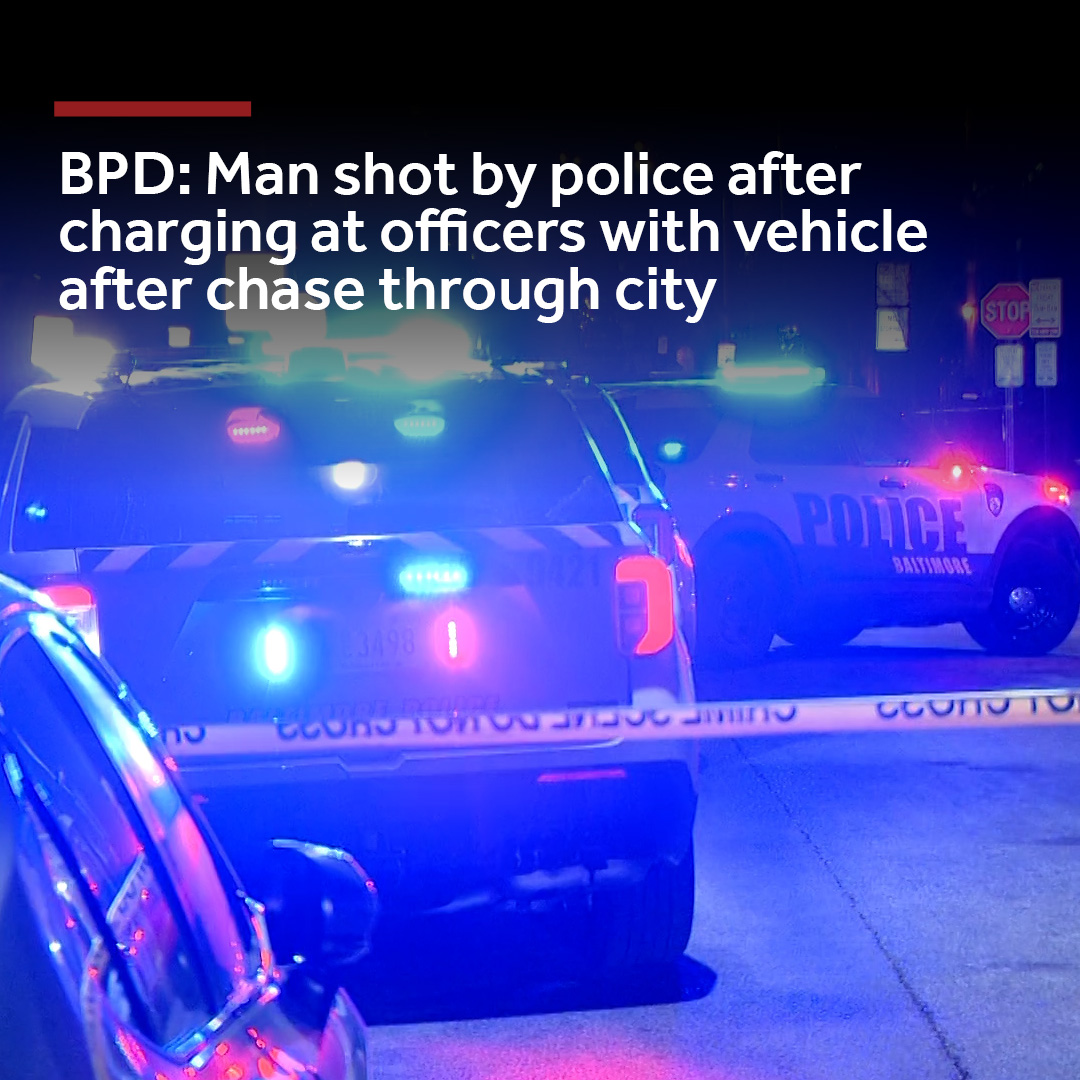TOP BPD: Man shot by police after charging at officers with vehicle after chase through city