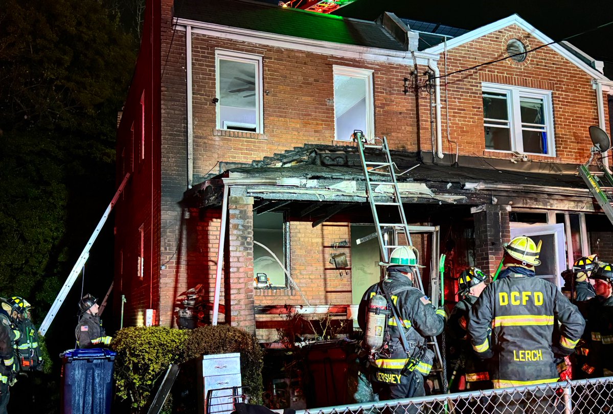 Working Fire 1700 block 40th St SE. Fire under control with no injuries. Request @RedCrossNCGC for 2 adults and 2 children displaced. Fire investigators on scene. DC firefighters