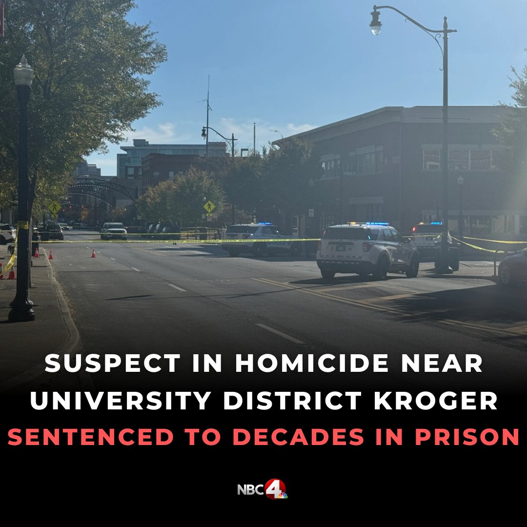 A man charged in connection with a fatal shooting near a north Columbus Kroger supermarket will spend at least two decades in prison