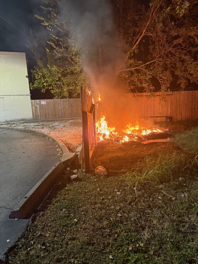 Constables responded to reports of a fire near 2600 FM 1960. The Fire is currently controlled and deputies are investigating