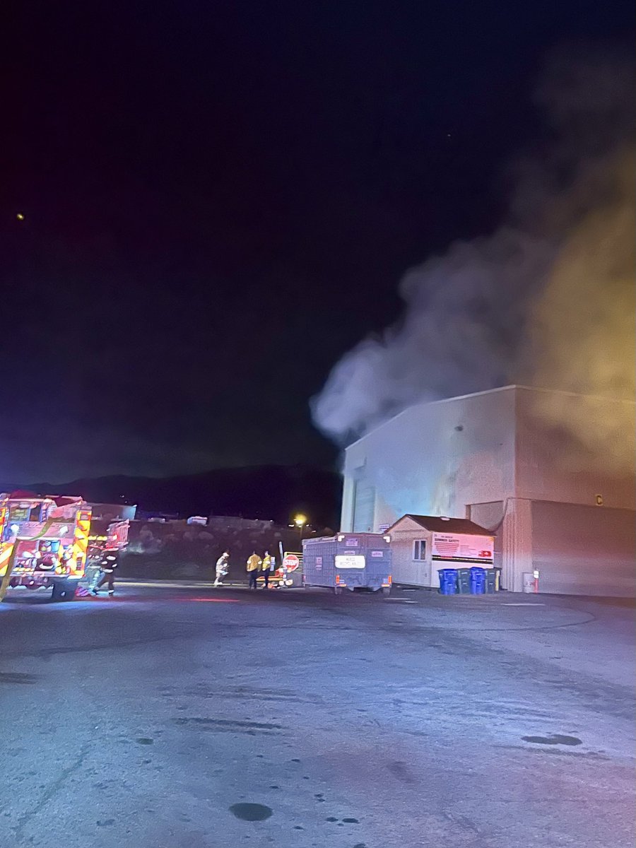 PHELAN (Final): A quick response from multiple agencies and working fire sprinkler systems helped keep fire at refuse facility in check, minimizing damage to structure. Heavy equipment operator from facility helped remove debris so firefighter hose streams could reach main heat