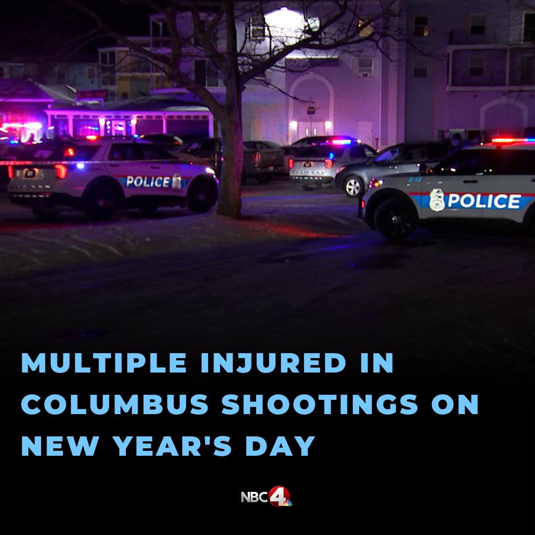 Multiple people have been injured after various shootings across Columbus on New Year’s Day