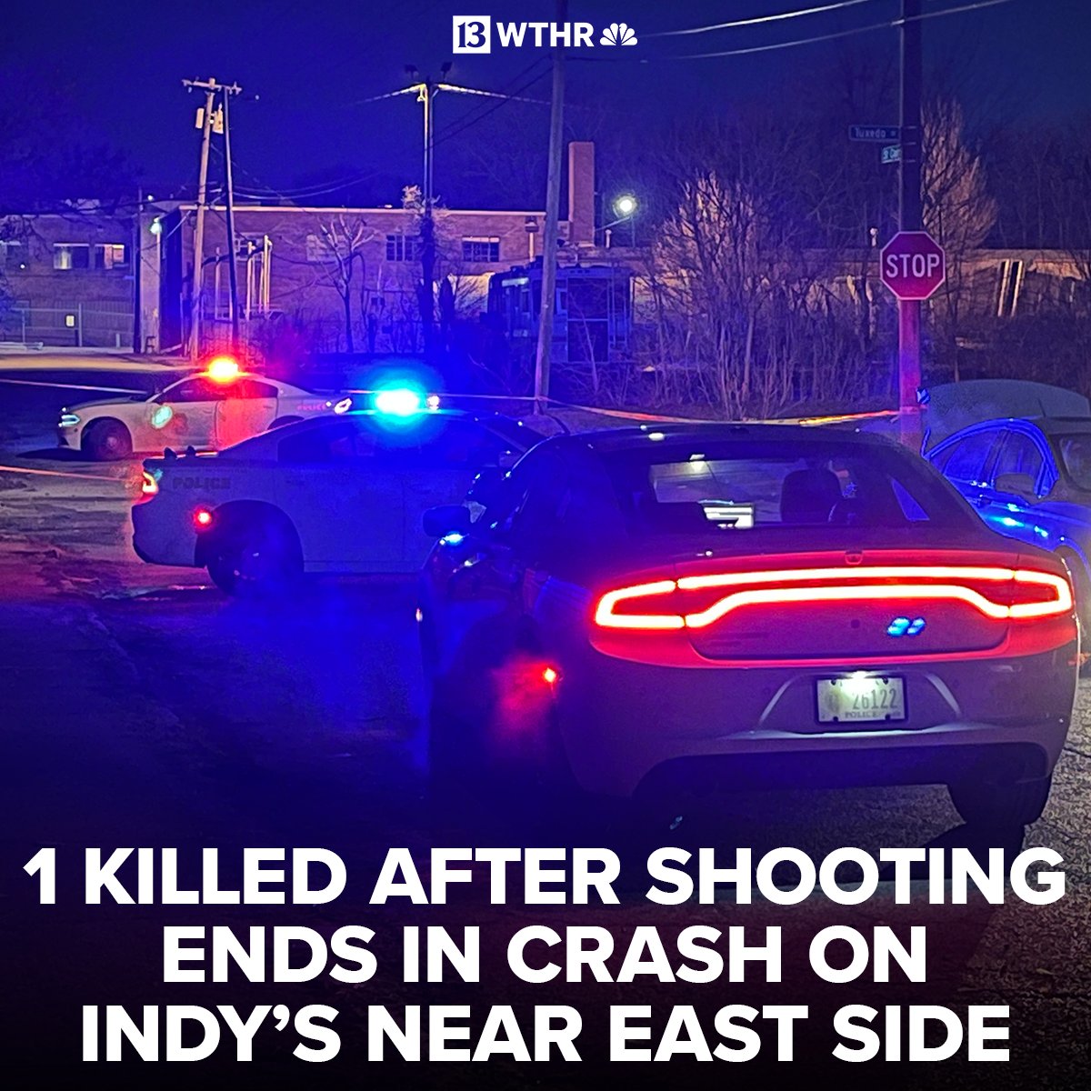 IMPD says officers found a man who had been shot inside of a crashed car near 10th Street and North Sherman Drive early Friday morning. Here's what we know: