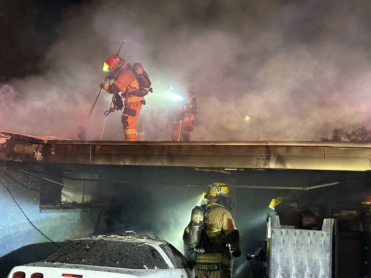 Phoenix fire crews are working an apartment fire near 11th St and Indian school rd