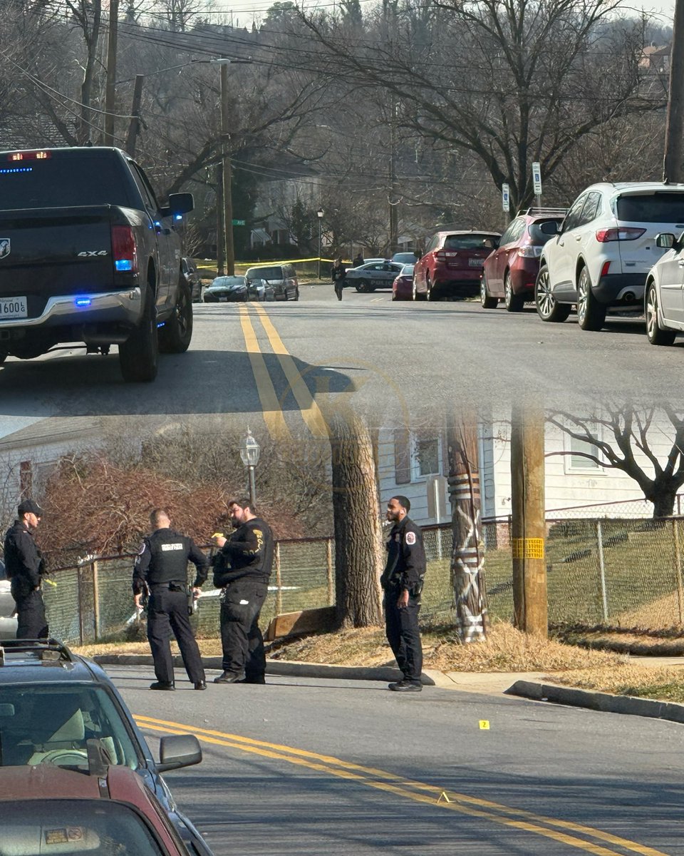 Incoming photos from the shooting in Hillcrest Heights. where a 17-year-old male transported Priority-2 with gunshot wounds.