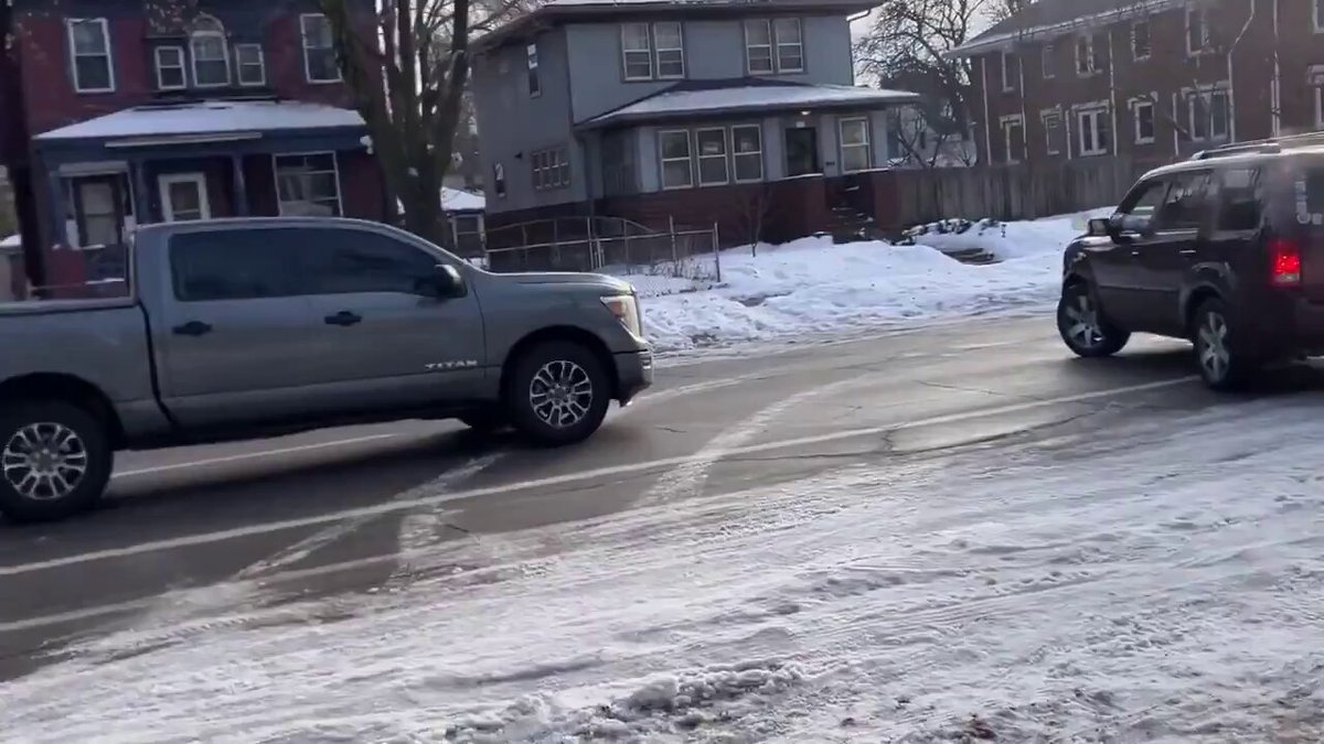 Footage from south Minneapolis shows a woman shot dead by ICE near 34th Street and Portland Avenue. Witnesses say she was ordered to move after allegedly blocking traffic on anti-ICE protest