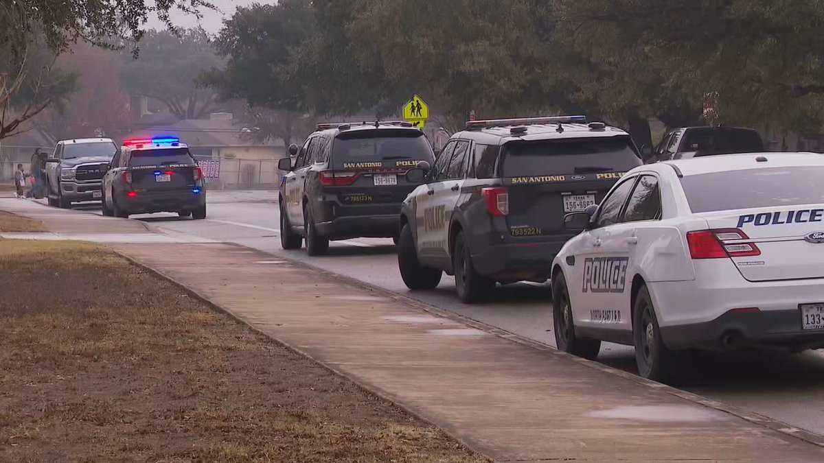 A school was briefly placed on lockdown early Wednesday after an unknown suspected called in a violent threat