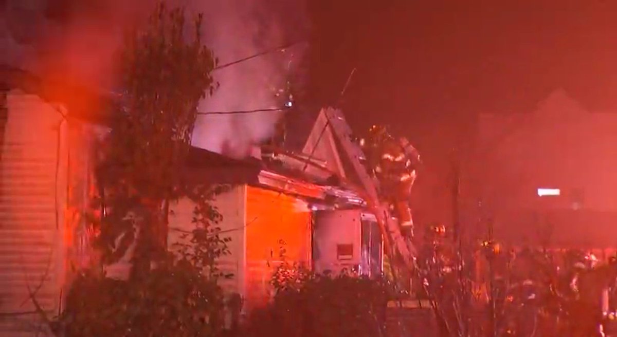 Residents in a downtown Raleigh neighborhood woke to the smell of smoke and sounds of sirens Thursday night, as fire crews battled the blaze at a home on Haywood Street