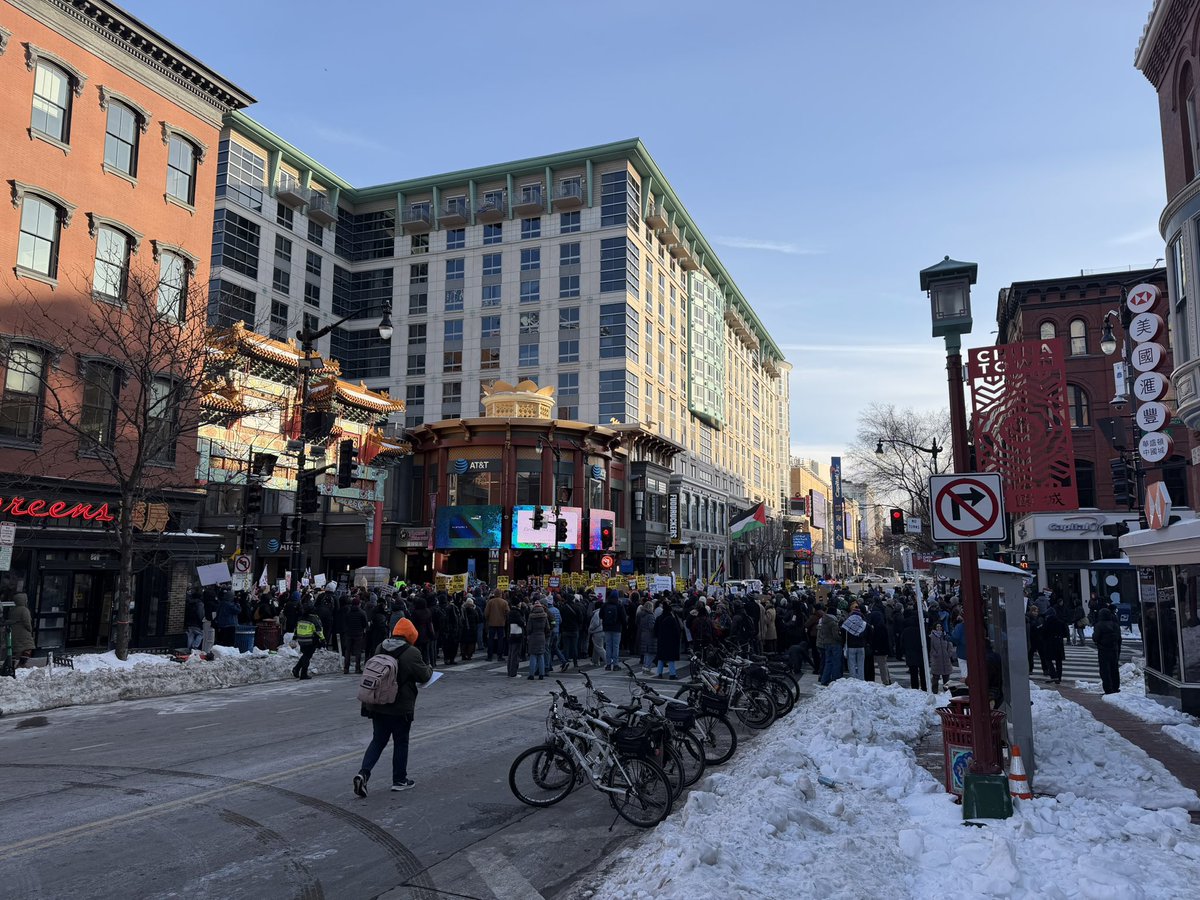 Chinatown where a 1st amendment activity is taking place.