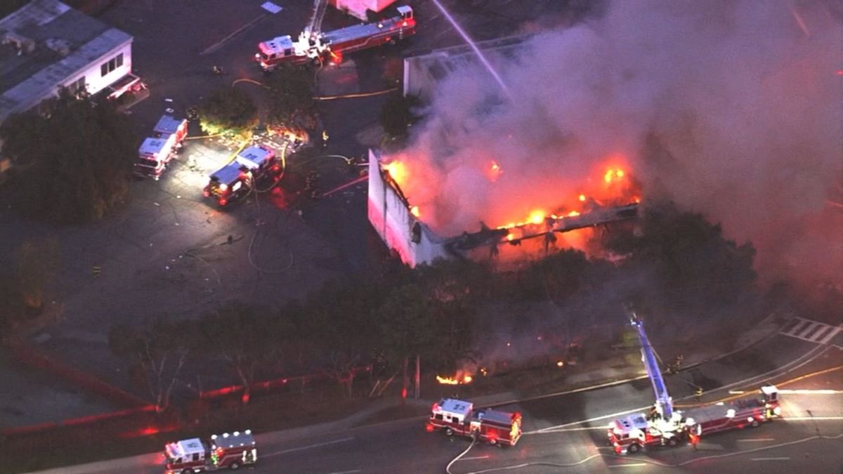 3-alarm fire scorches vacant San Jose building