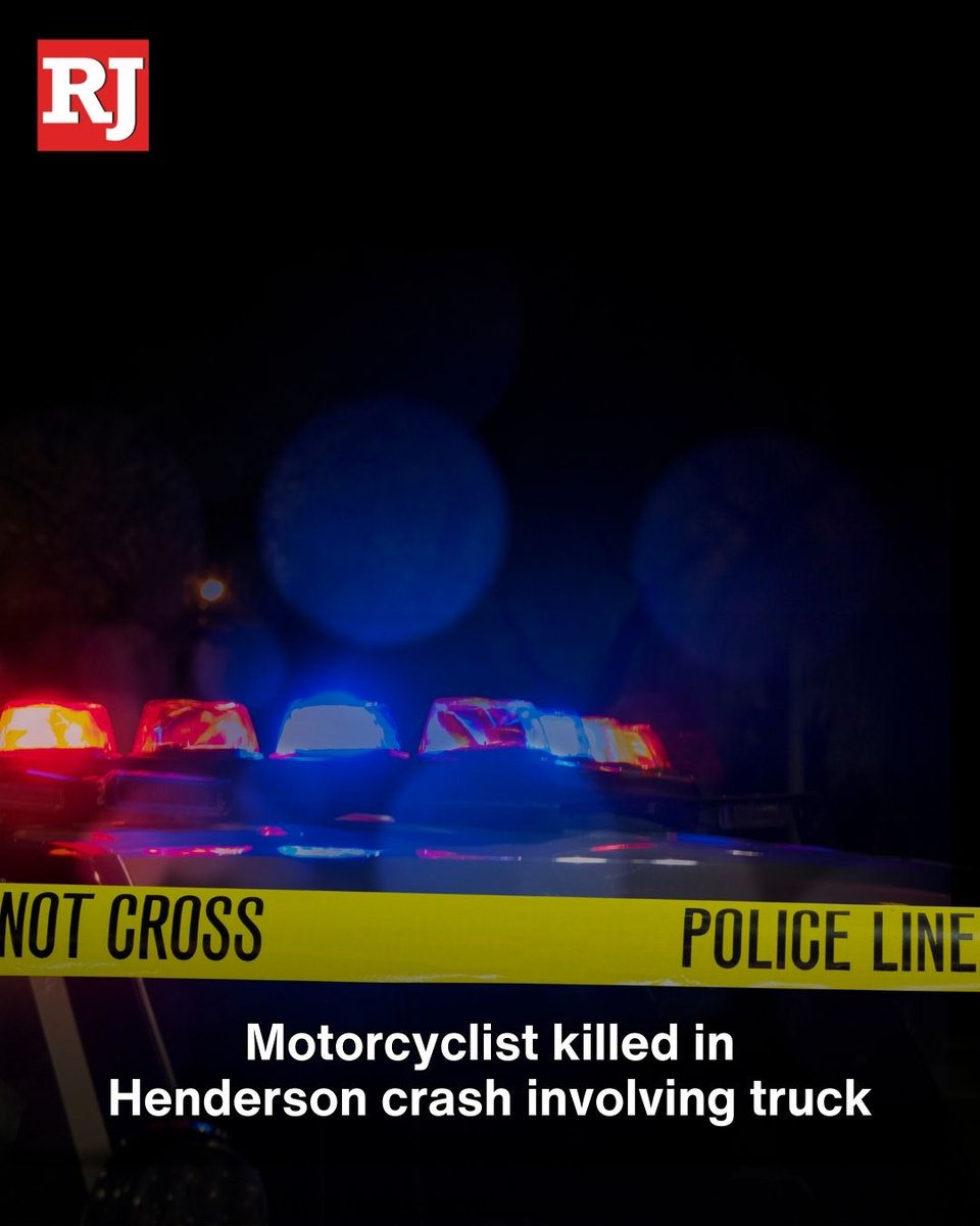 A crash involving a motorcycle and a pickup truck happened at Russell Road and Stephanie Street on Wednesday night, according to police. The roads are closed for investigation