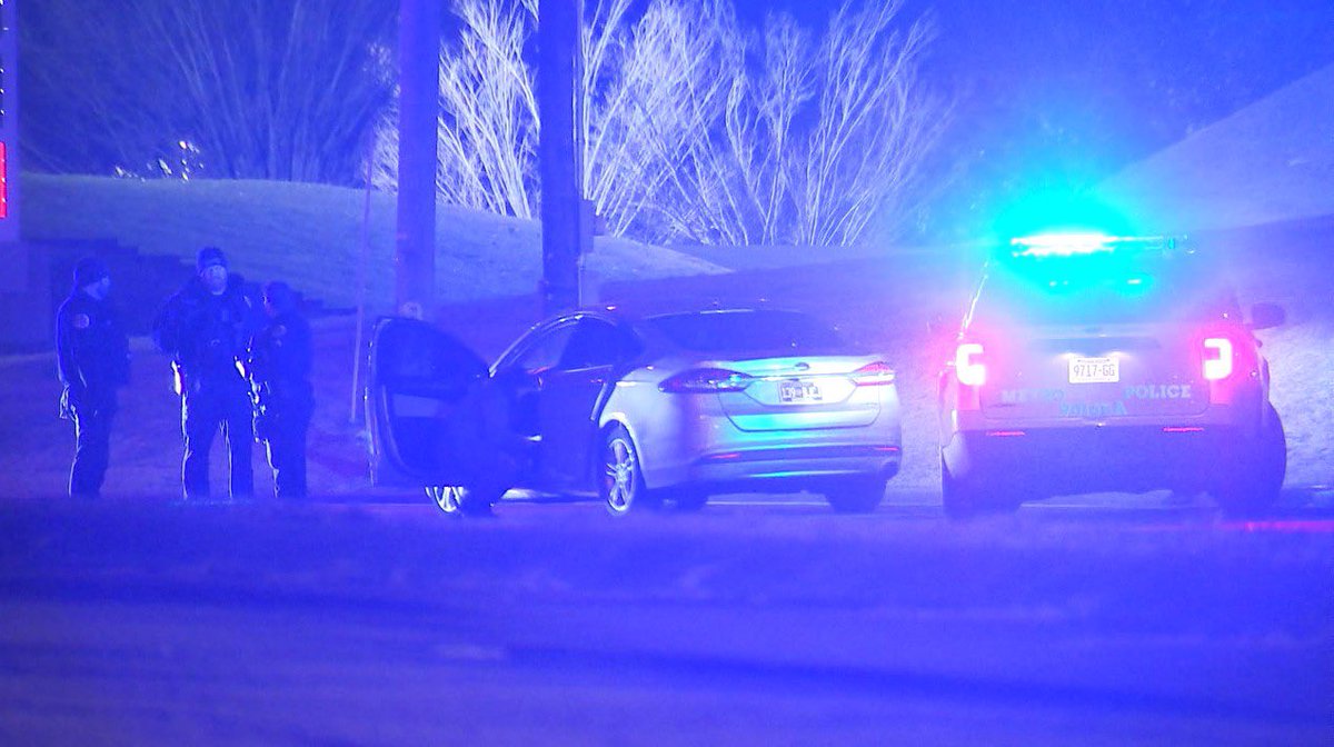 Metro Police are searching for a suspect after shots were fired at a detective’s vehicle in South Nashville