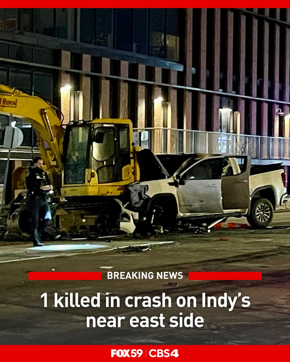 An investigation is underway after one person died in a crash on Indy's near east side Saturday night
