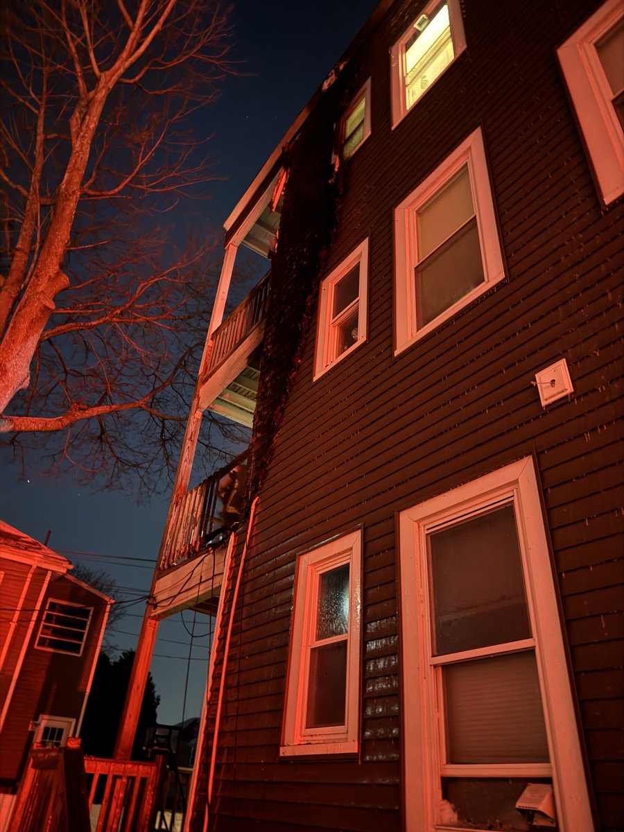 Heavy fire in the rear of a 3 family house at 667 Adams st . A 2nd alarm was ordered