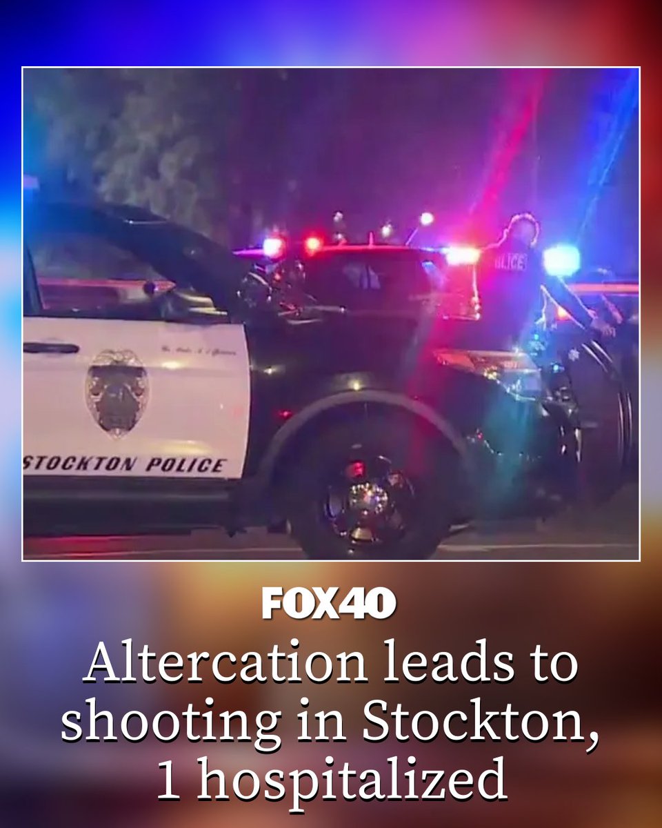 Stockton police are investigating a shooting incident after a 26-year-old man was shot during an altercation on Monday afternoon