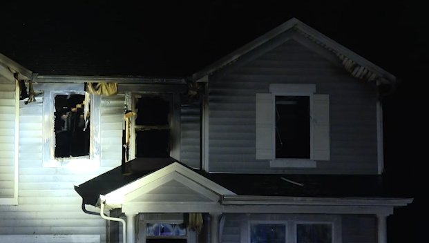 2 firefighters rescued overnight after collapse traps them inside burning Steele Creek home  Queen City