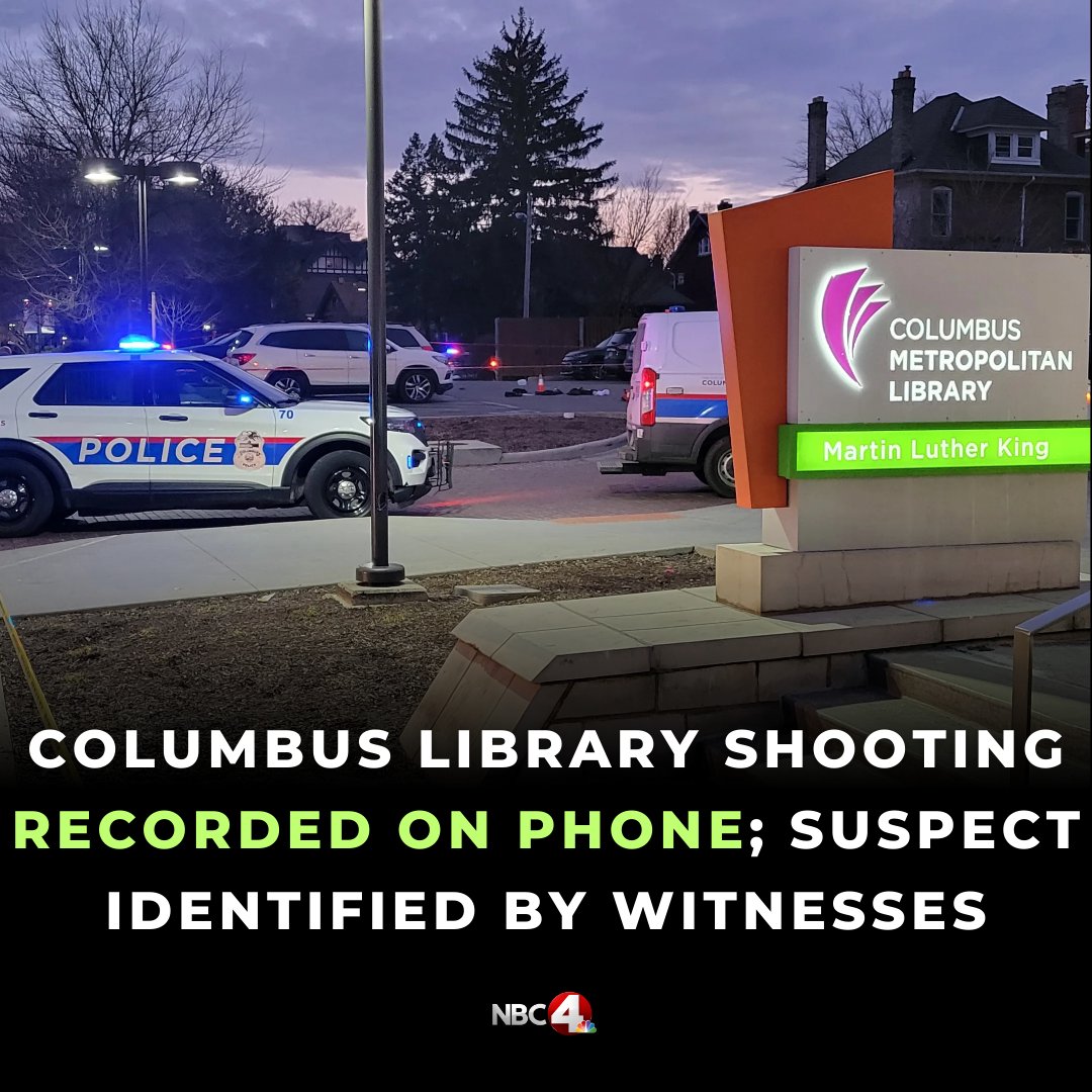 A man accused of shooting a teenager at an east Columbus Metropolitan Library branch was identified by multiple sources