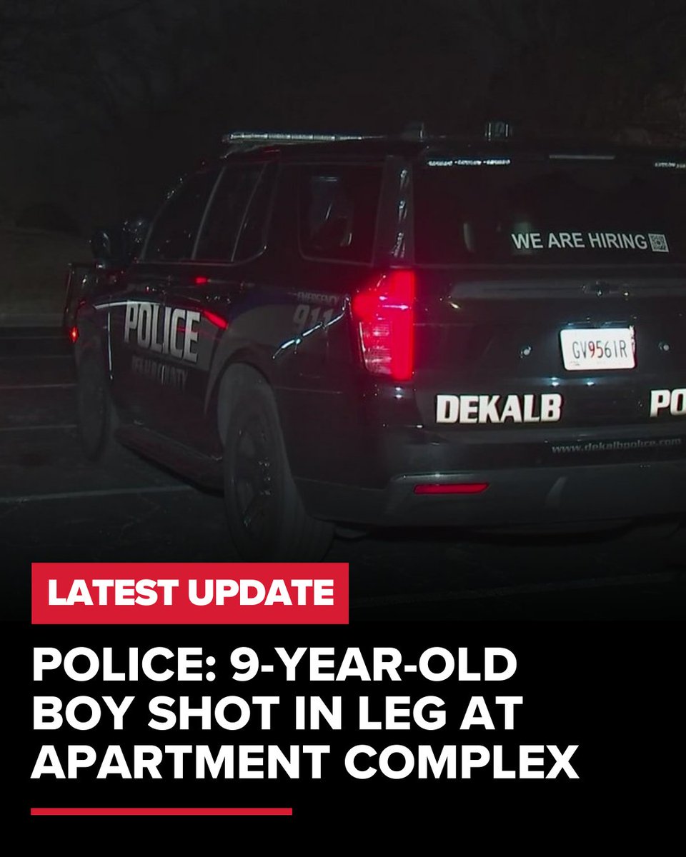 A 9-year-old boy was hurt in an accidental shooting at a DeKalb County apartment complex on Monday morning, police say