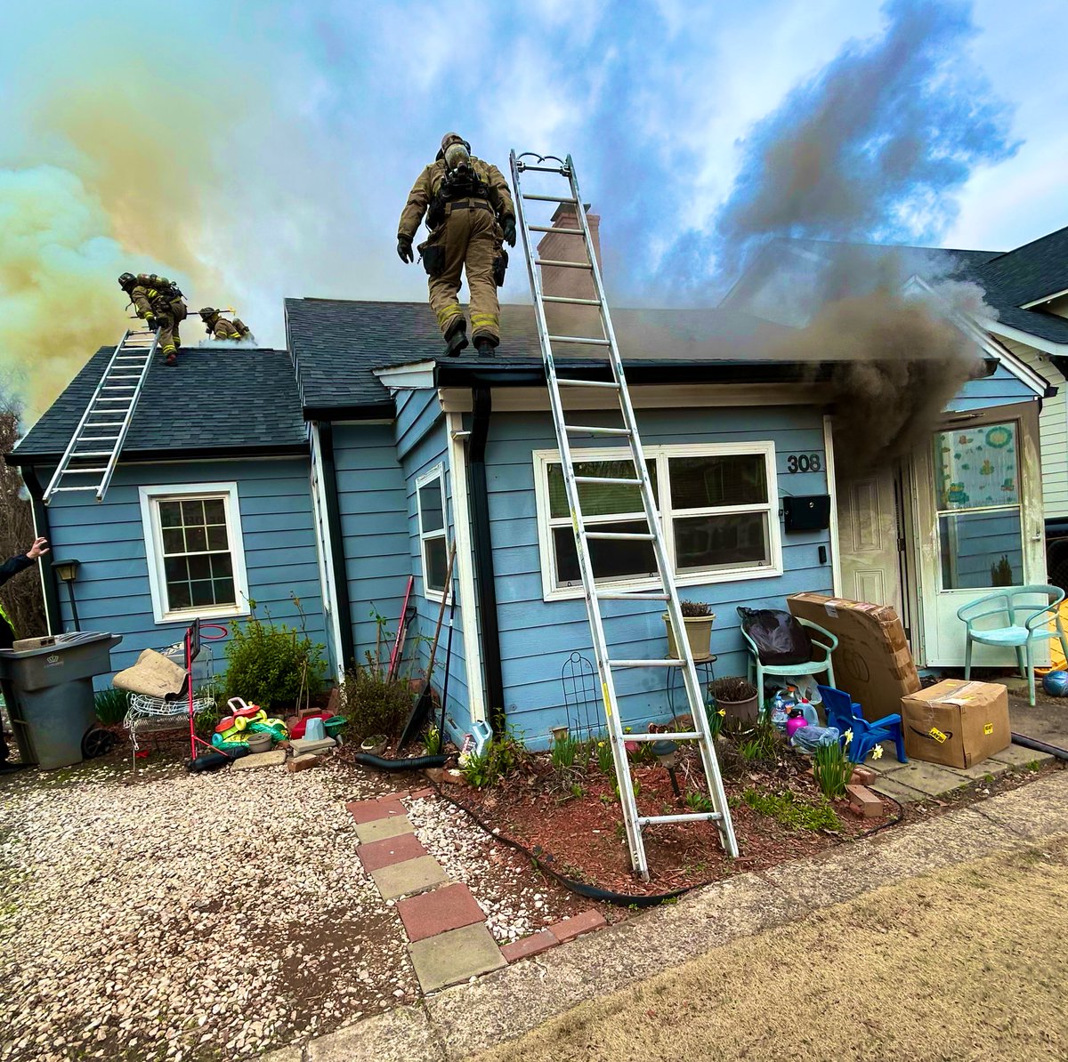 CHARLOTTE   One seriously injured in north Charlotte house fire that causes $225,000 in damages