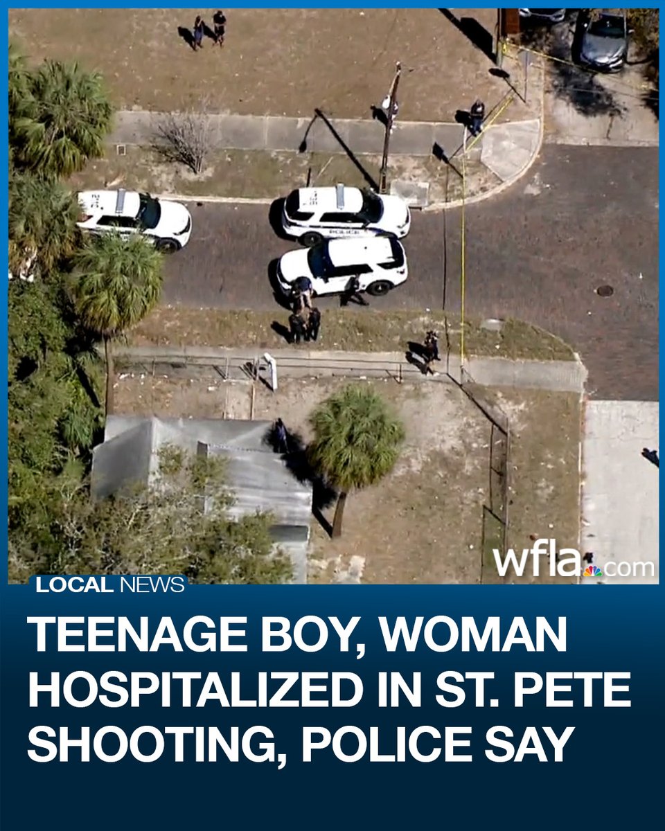 A teenage boy and a woman have been shot in St. Petersburg. Both individuals have been taken to a hospital