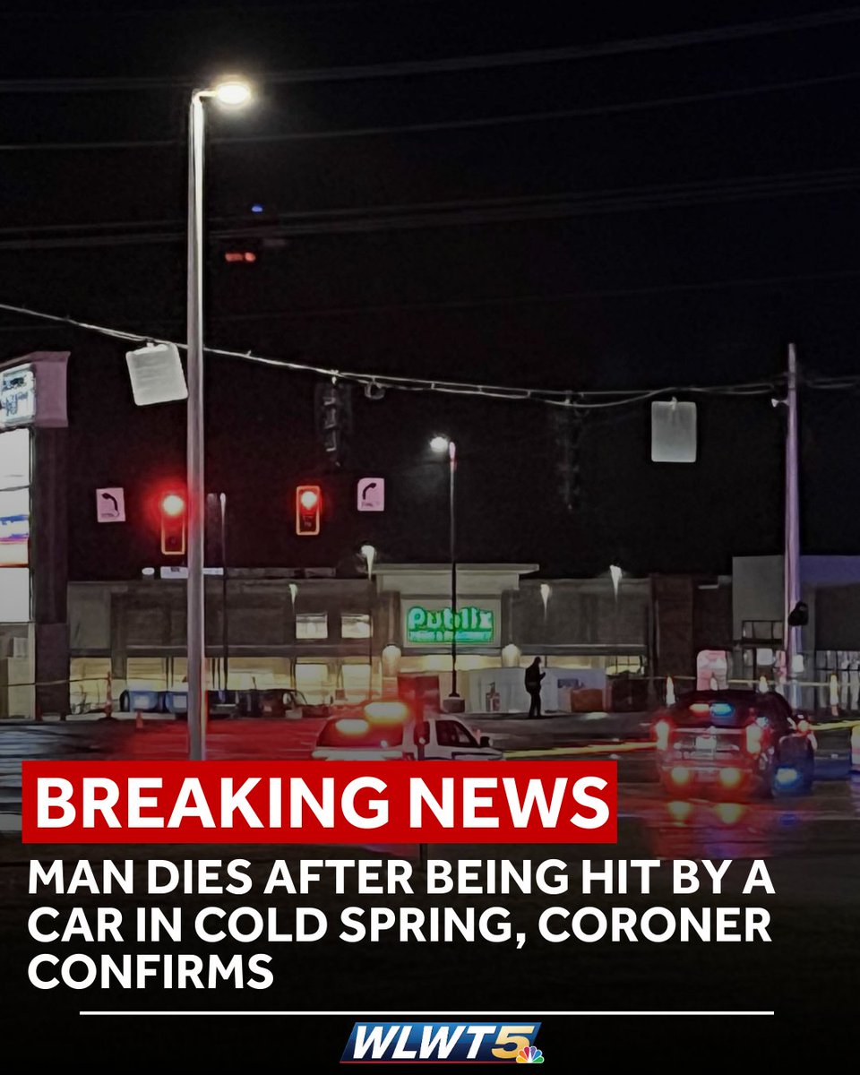 A man has died after being hit by a car in Campbell County Thursday night, according to the Hamilton County corone