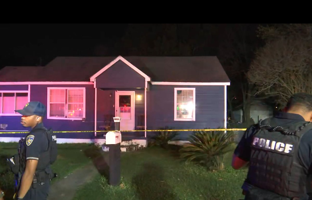 Three people were injured in a shooting along Geronimo Street on Friday night, officials said