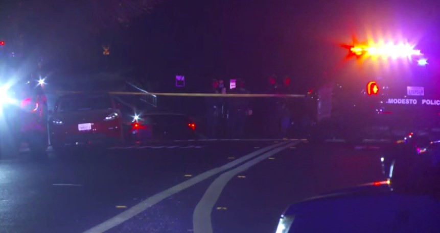 Modesto police are looking for the car that left the scene after a major injury crash. Police tell a woman on a motorcyle was hit by the car on La Loma ave. She has been taken to the hospital. Roads are closed in the area