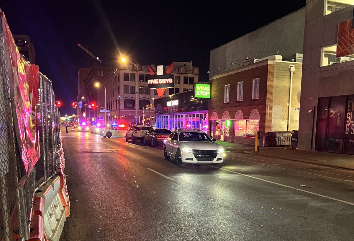 IMPD is on scene for a person shot at Washington & Penn in downtown Indy.  Victim is in critical condition, 2 people have been detained