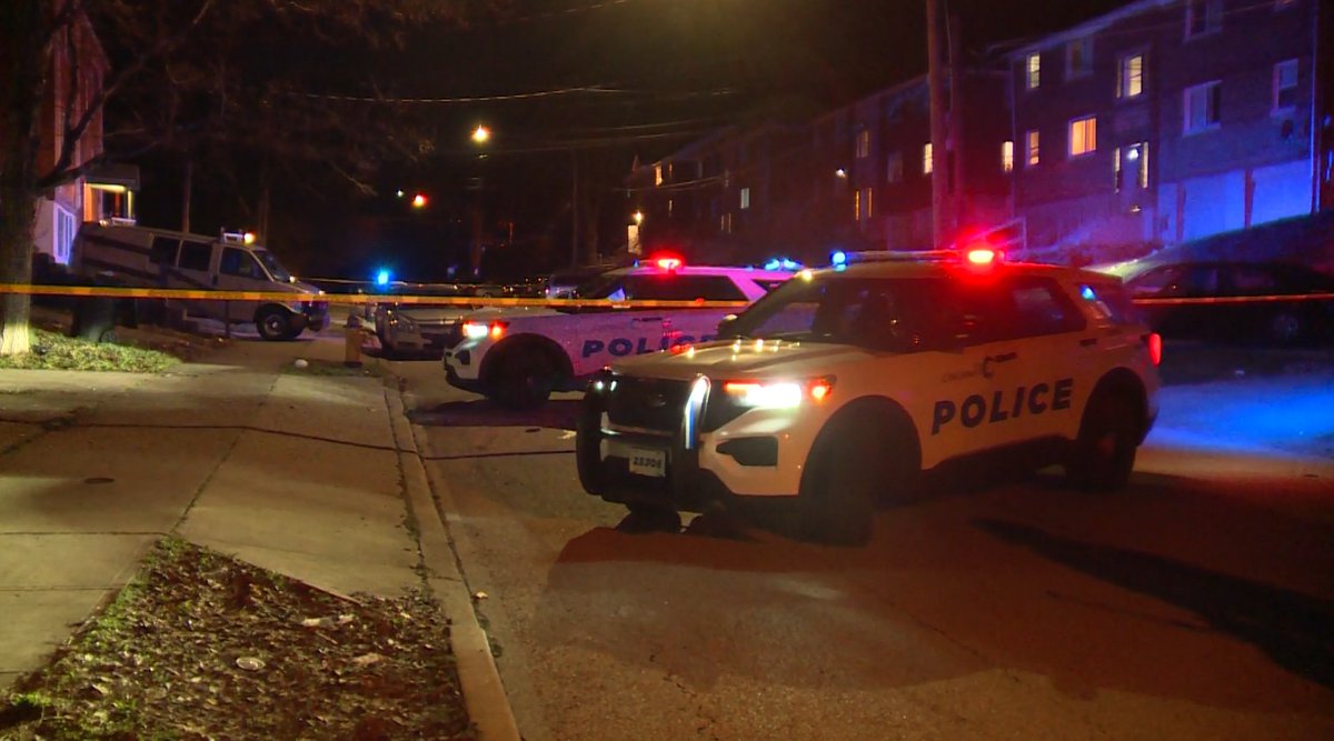 No arrests have been made after two people were stabbed in Westwood.