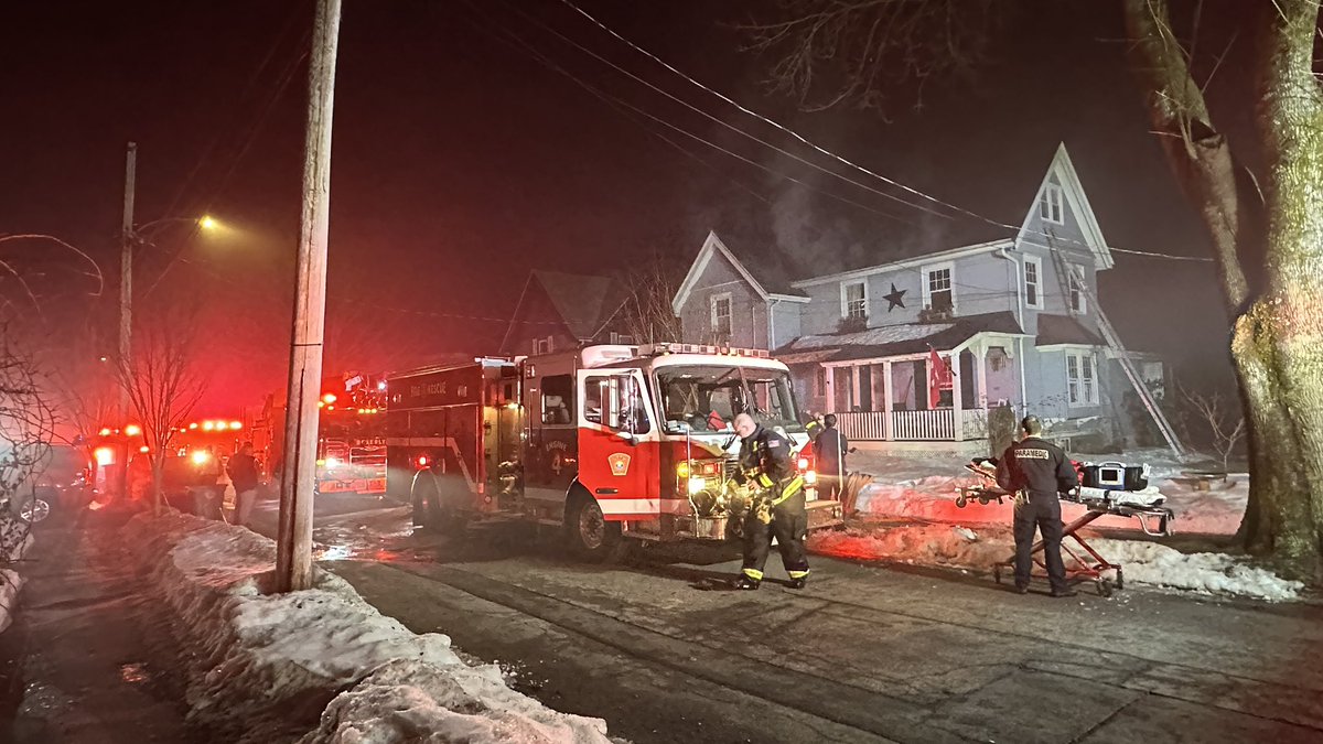 Firefighters still chasing fire on the upper floors at the 3rd alarm in Beverly