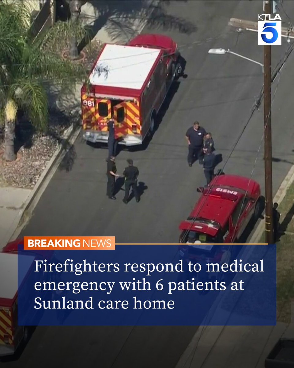 Los Angeles fire officials are responding to a medical emergency with several patients in Sunland Thursday afternoon, officials said.