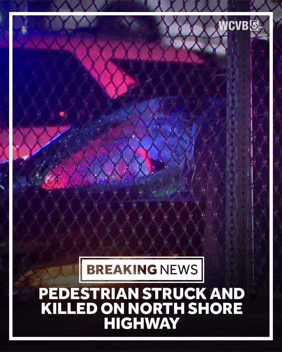 A 53-year-old man was struck and killed by a car on Route 1 in Saugus Friday night