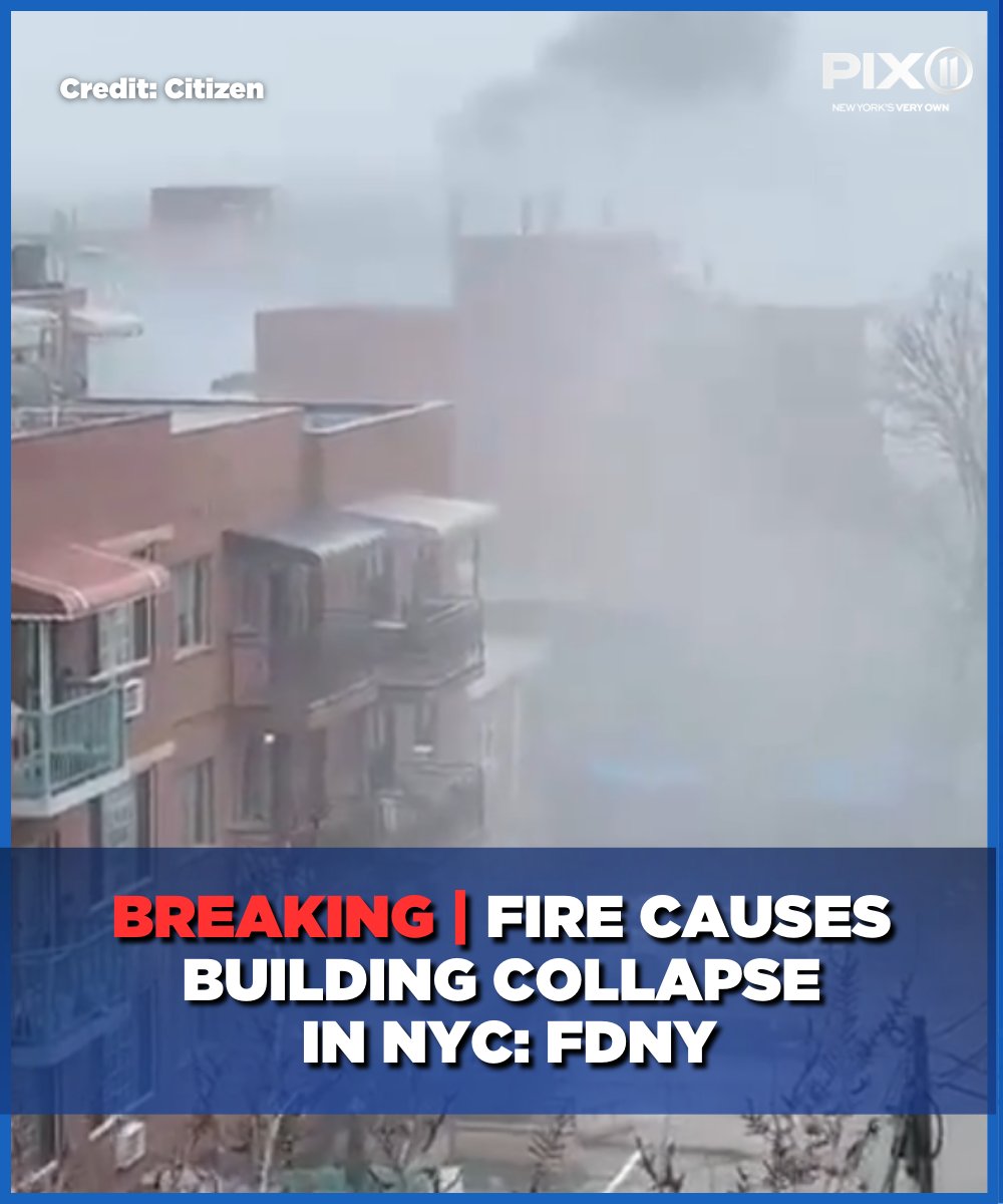 Multiple people are critically injured after a 4-alarm fire caused a partial building collapse in NYC, according to the FDNY