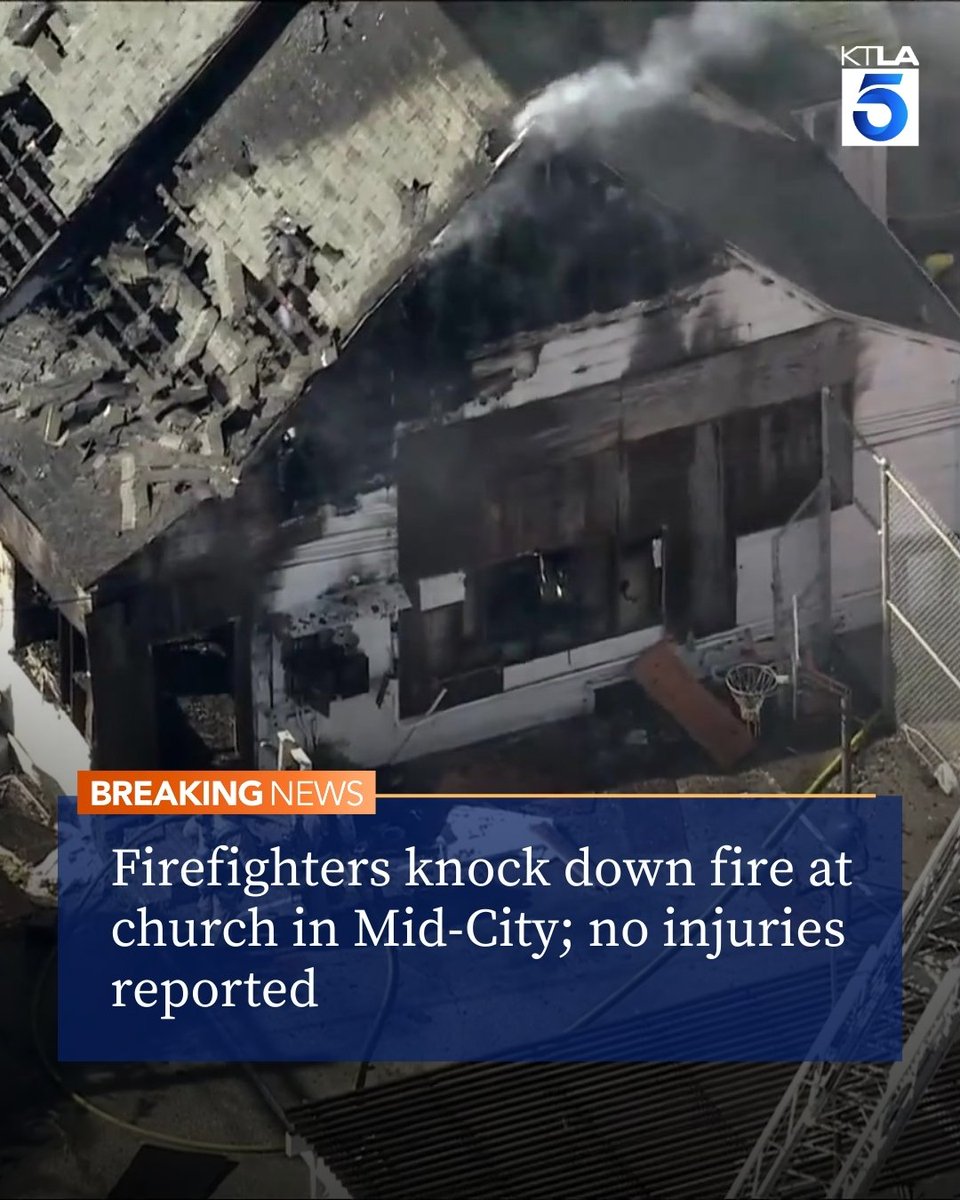 The Los Angeles Fire Department battled a fire at a reportedly vacant church in Mid-City on Tuesday morning. Due to the fire occurring at a church, arson units responded to the scene to investigate the cause of the blaze