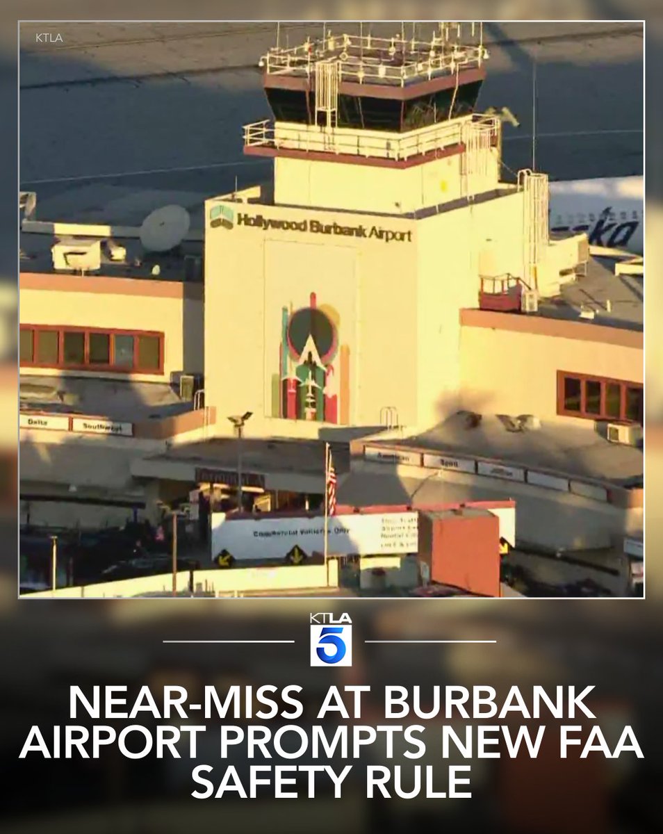 A close call between a plane and a helicopter near Hollywood Burbank Airport earlier this month is now being cited as a key reason behind a new nationwide aviation safety measure.