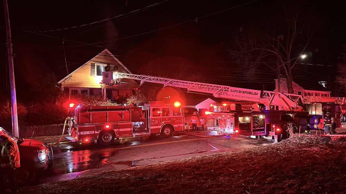 Lynnfield, 2nd alarm on Summer St. 1 victim removed from the building