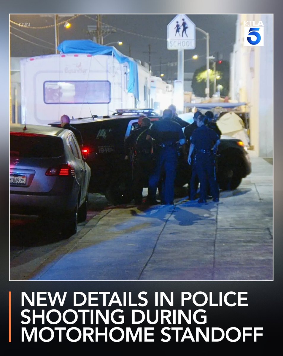 New details in police shooting during motorhome standoff in downtown L.A