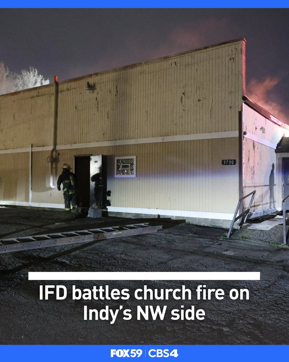 An investigation is underway after fire crews battled a fire at a near northwest side church Friday night