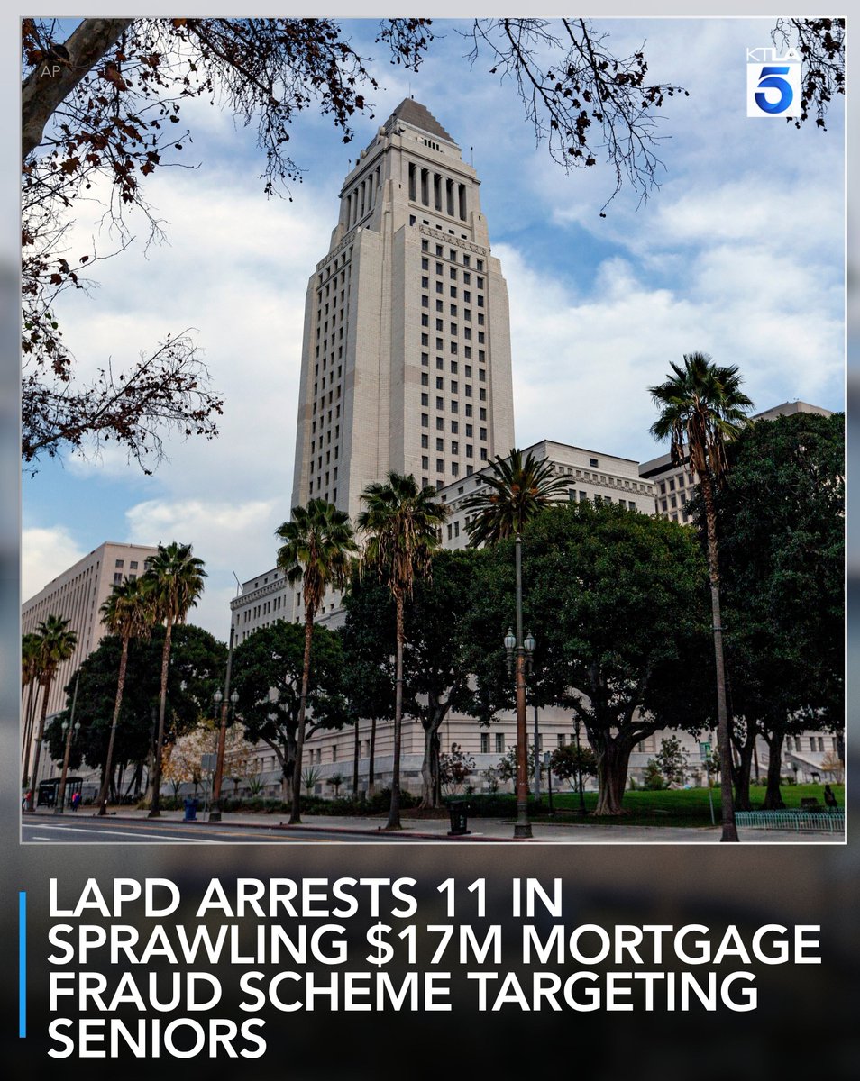 Los Angeles police have arrested 11 people in what detectives describe as an elaborate mortgage fraud ring that targeted elderly homeowners