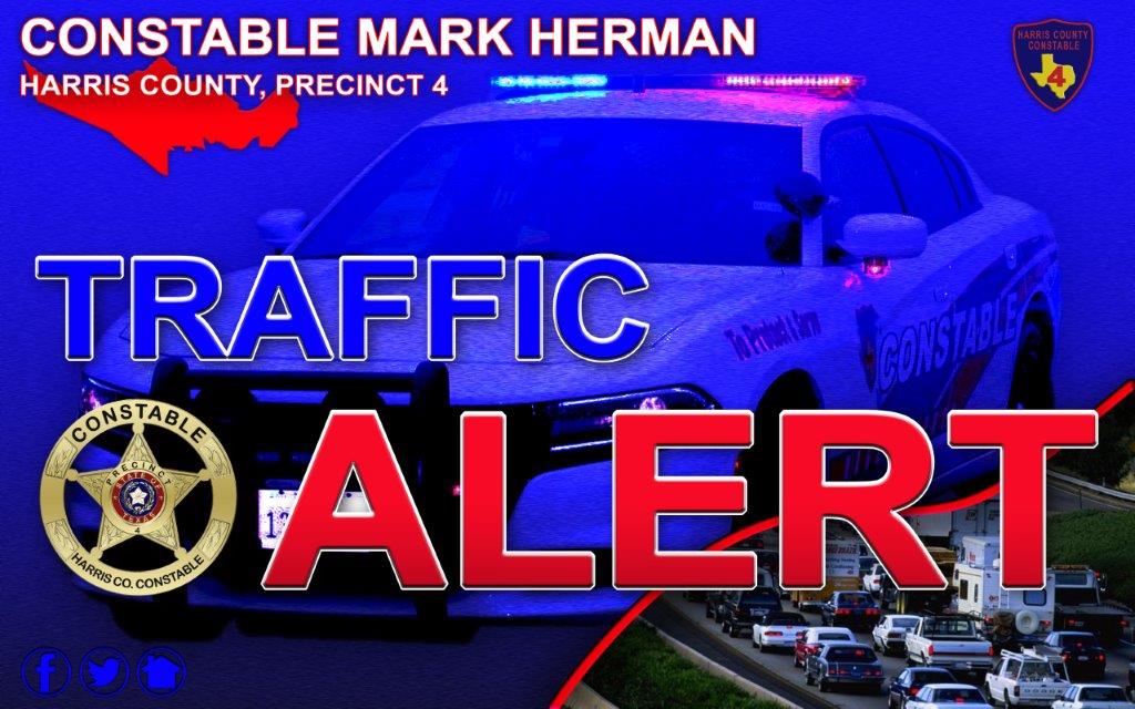 Deputy Constables are responding to a vehicle accident at N Sam Houston Pkwy W & T C Jester Blvd with reports of a vehicle rollover
