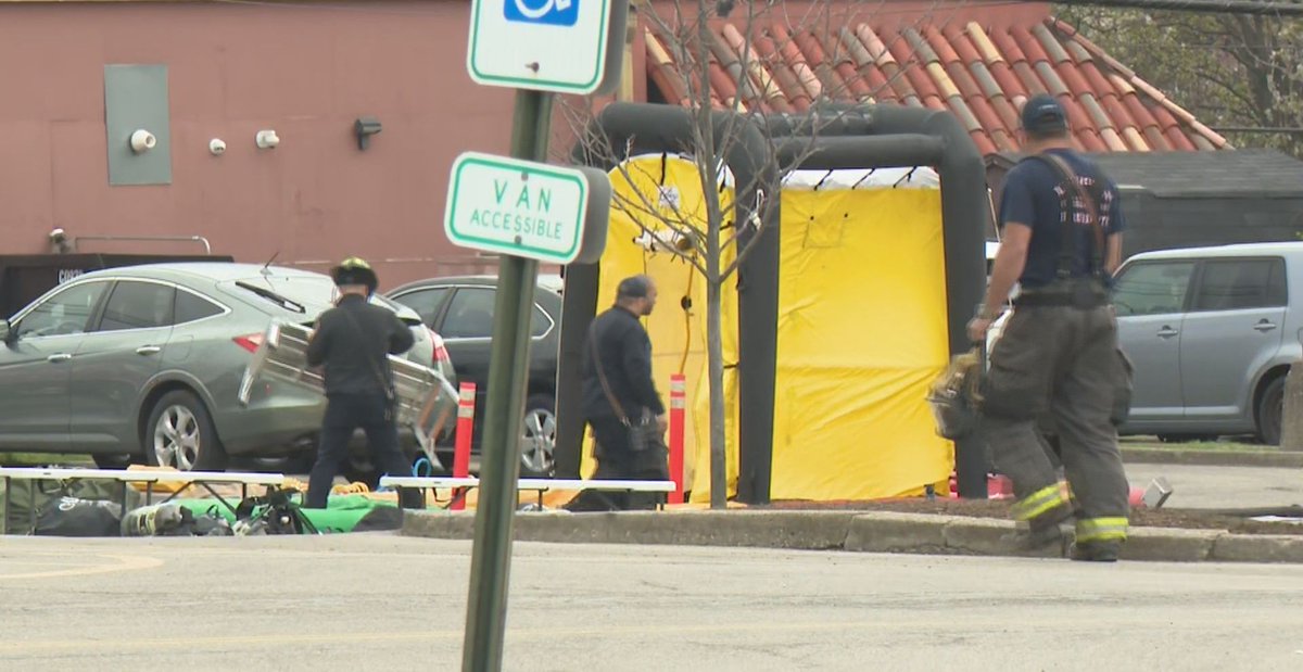 Hazmat team investigating ‘out of place container’ near Lexington AutoZone