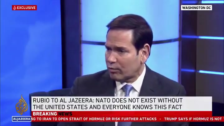 Secretary Rubio: If NATO is just about us defending Europe if they’re attacked, but them denying us basing rights when we need them, then that’s not a very good arrangement. That’s a hard one to stay engaged in and say this is good for the United States
