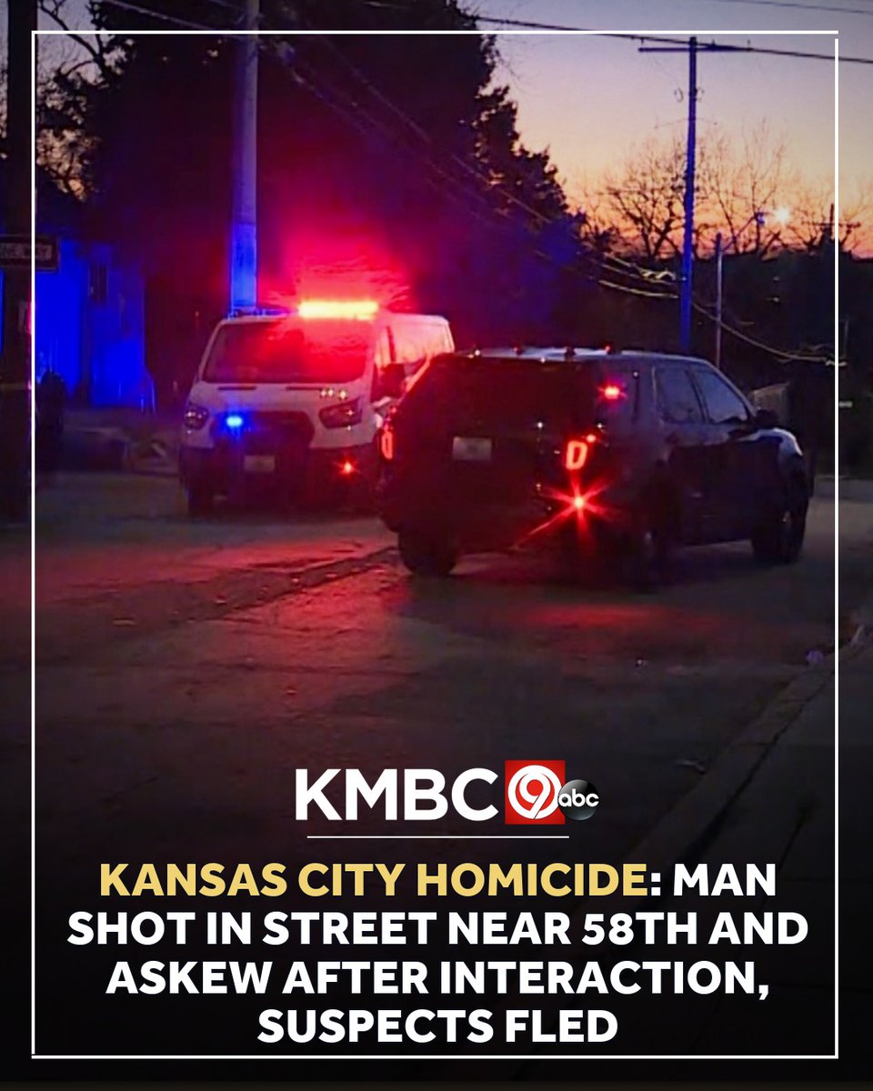 Kansas City police say a man was shot and killed in the street Sunday evening following an interaction that turned violent