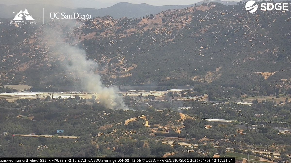 New Brush Fire Rainbow Valley Blvd/Canyon Heights Rd, Rainbow, San Diego County.Air Attack 310, Air Tankers 72, 73, Copters 11, 127 are enroute